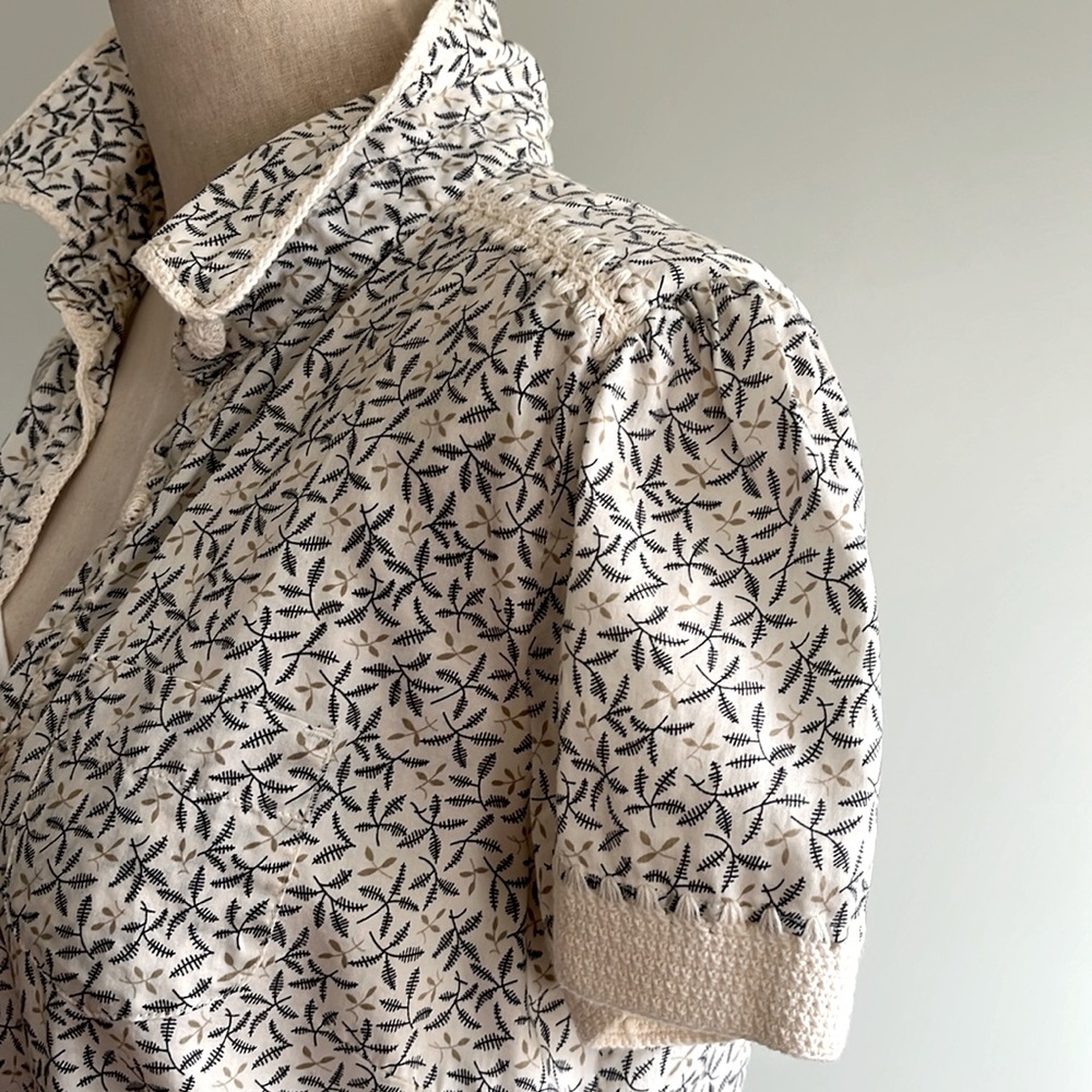 J.Jill Patterned Short Sleeve Shirt - Picture 4 of 12